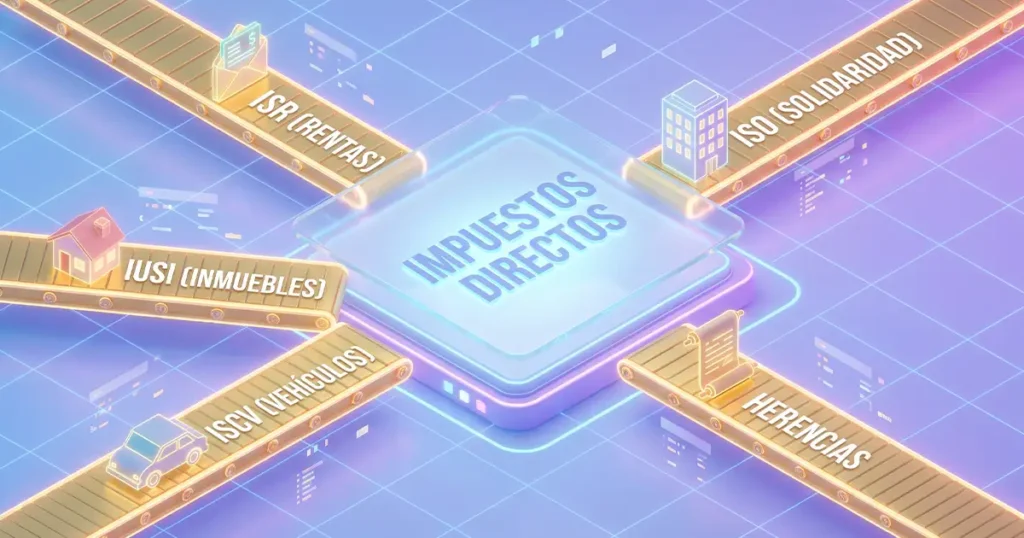 Impuestos Directos (Graban tus ingresos y patrimonio)