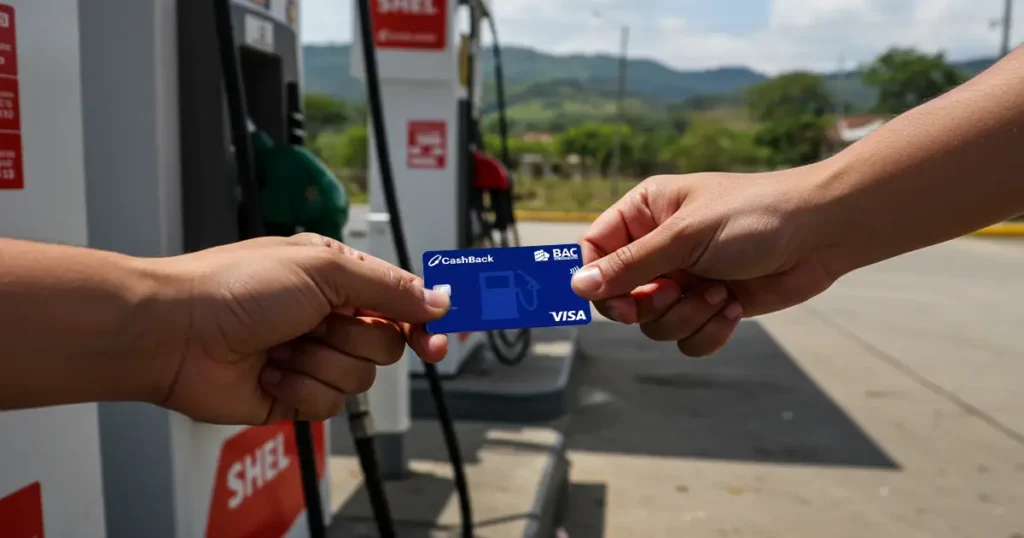 Beneficios de la Tarjeta de Crédito Cashback Gasolineras Visa Clásica BAC