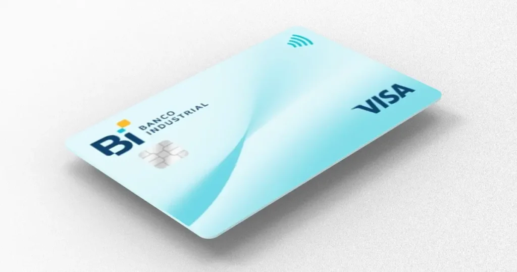 Tarjeta de Crédito Visa Celeste de Banco Industrial