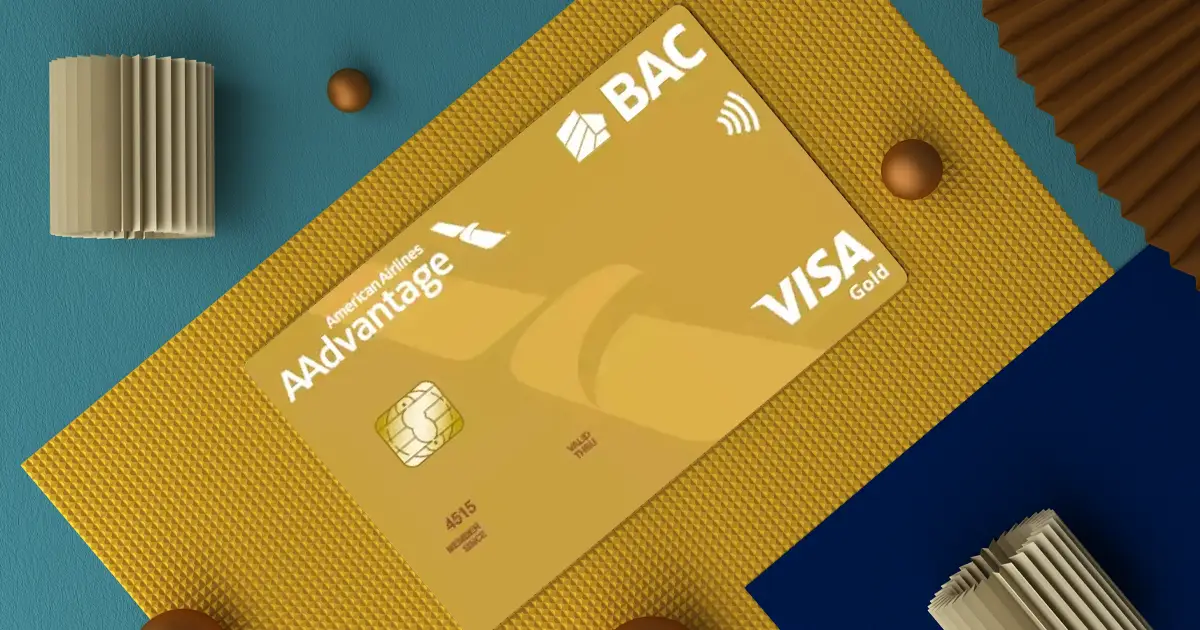 Tarjeta AAdvantage® Visa Dorada de BAC