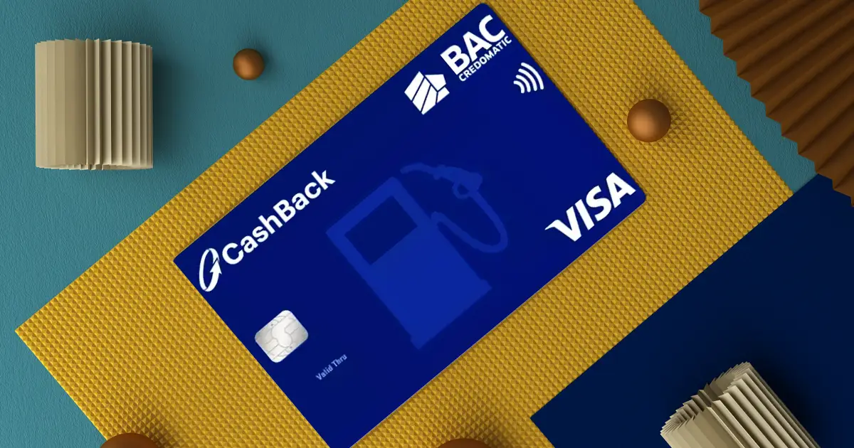 Tarjeta de Crédito Cashback Gasolineras Visa Clásica BAC