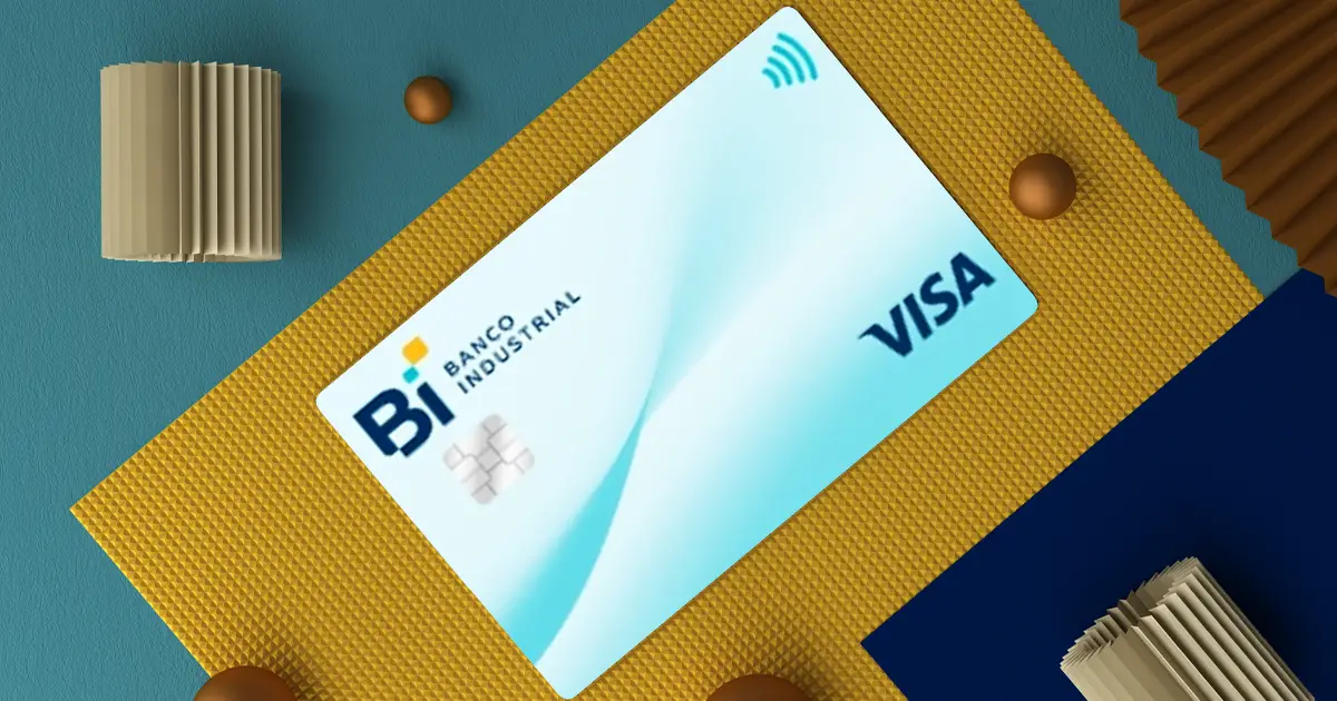 Tarjeta de Crédito Visa Celeste de Banco Industrial
