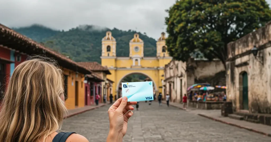 Tarjeta de Crédito Visa Celeste de Banco Industrial