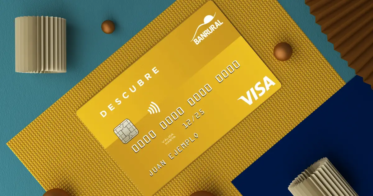 Tarjeta de Crédito Visa Descubre de Banrural