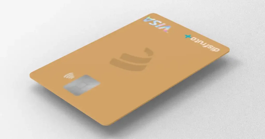 Tarjeta de Crédito disfruta+ Visa Oro
