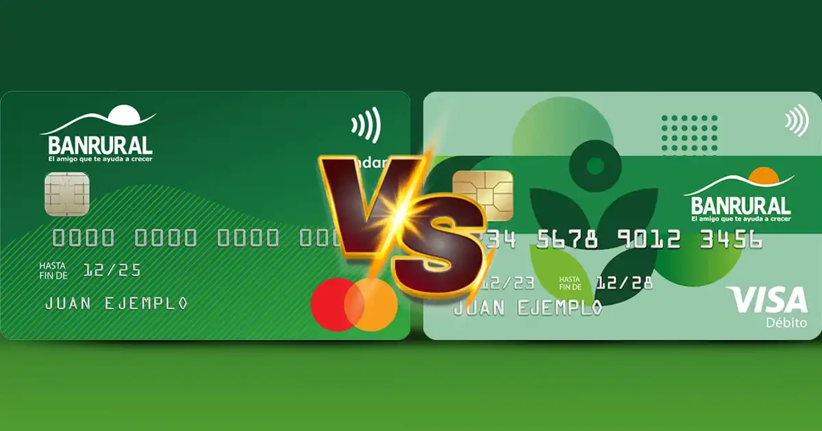 Tarjeta de Crédito vs. Débito